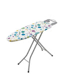 Masa de calcat Vileda star, design ergonomic cu husa bumbac, suport fier de calcat, multicolor