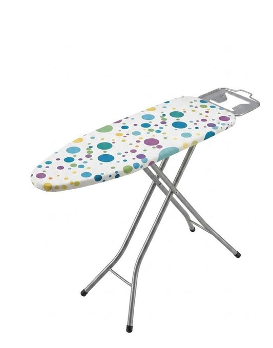 Masa de calcat Vileda star, design ergonomic cu husa bumbac, suport fier de calcat, multicolor