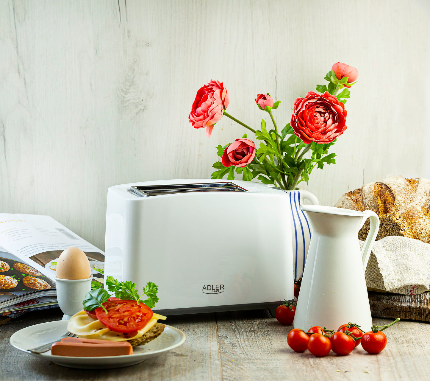 Toaster prajitor paine 2 felii Adler 3216
