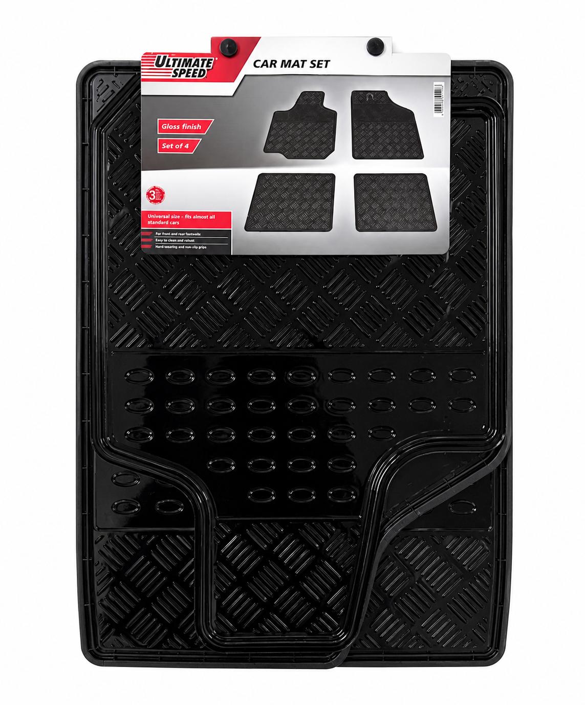 Set 4 covorase auto universale Ultimate Speed – protectie premium, finisaj lucios