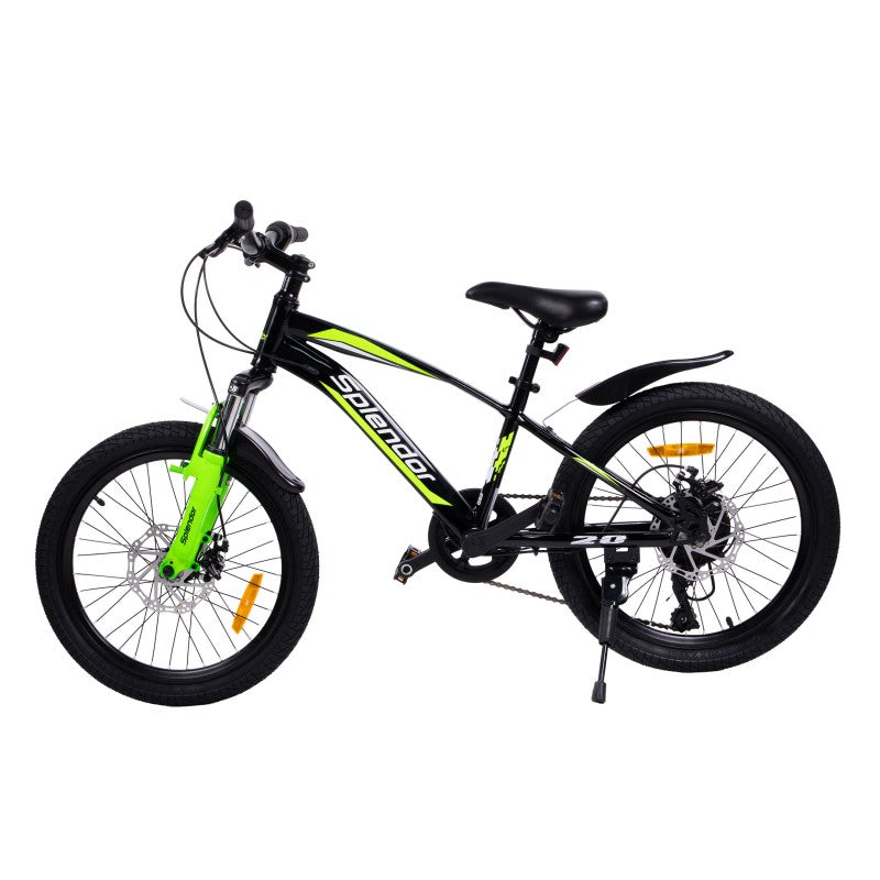 Bicicleta 20“ pentru copii cu varsta intre 6 - 9 ani, inaltime 120 - 135 cm, Splendor BAF20N negru