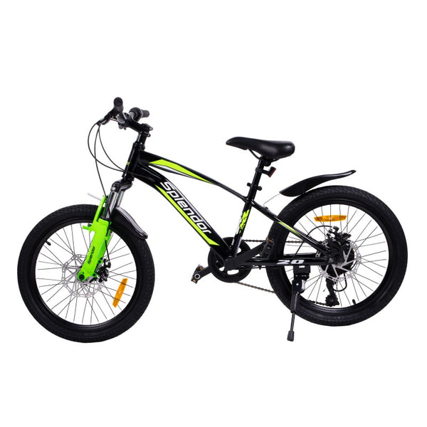 Bicicleta 20“ pentru copii cu varsta intre 6 - 9 ani, inaltime 120 - 135 cm, Splendor BAF20N negru