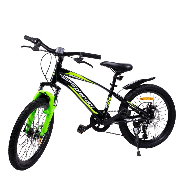 Bicicleta 20“ pentru copii cu varsta intre 6 - 9 ani, inaltime 120 - 135 cm, Splendor BAF20N negru