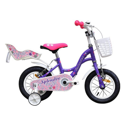 Bicicleta 12“, pentru copii cu varsta intre 2-4 ani, inaltime 85 - 100 cm, Splendor BIC12