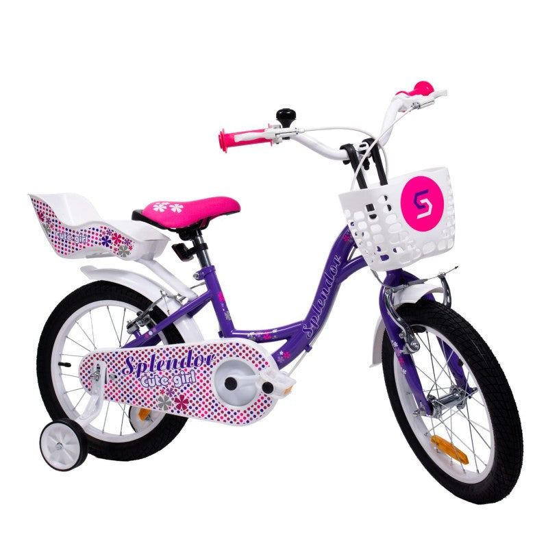 Bicicleta 16“ pentru copii cu varsta intre 4-6 ani, inaltime 105-120cm, Splendor BIC16