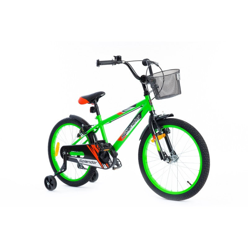Bicicleta 18“, pentru copii cu varsta intre 5 - 8 ani, inaltime 115 - 130 cm, Splendor BIC18
