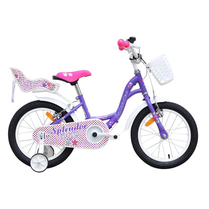 Bicicleta 20“ pentru copii cu varsta intre 6 - 9 ani, inaltime 120 - 135 cm, Splendor BIC20 (albastru, verde, mov, roz, turcoaz, gri)