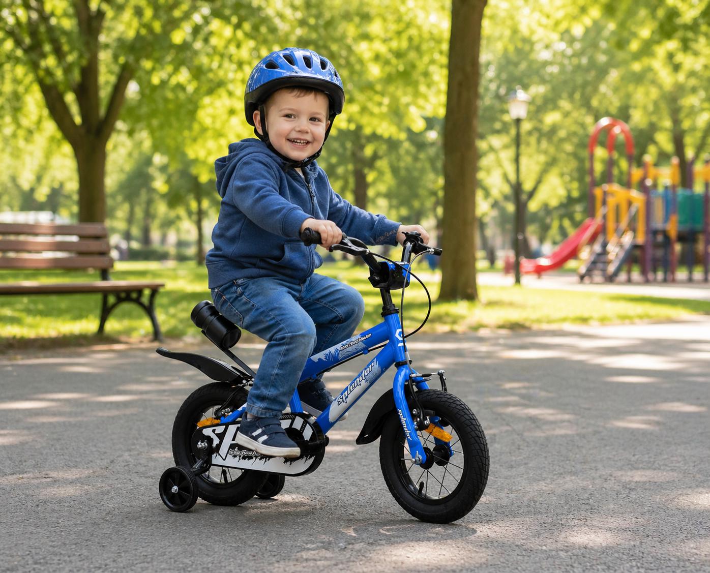 Bicicleta 14", pentru copii cu varsta intre 3 -5 ani, inaltime 95 - 110 cm, Splendor BIC14