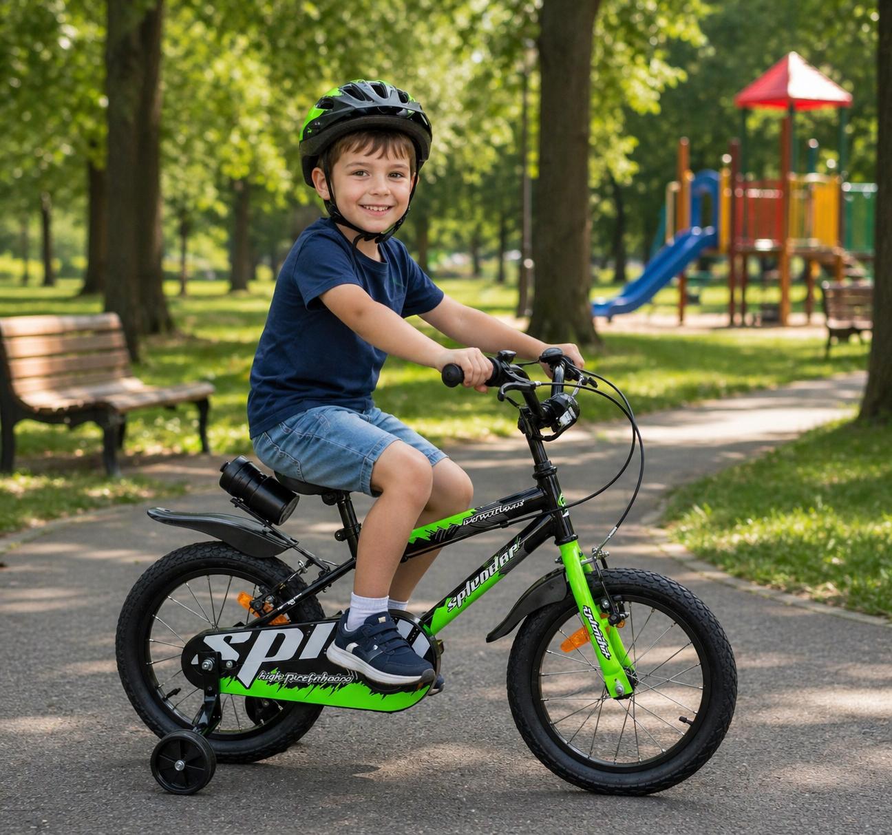 Bicicleta 16“ pentru copii cu varsta intre 4-6 ani, inaltime 105-120cm, Splendor BIC16