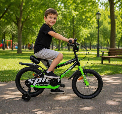 Bicicleta 20“ pentru copii cu varsta intre 6 - 9 ani, inaltime 120 - 135 cm, Splendor BIC20 (albastru, verde, mov, roz, turcoaz, gri)