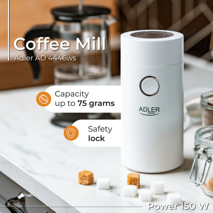 Rasnita pentru cafea si condimente Adler 4446