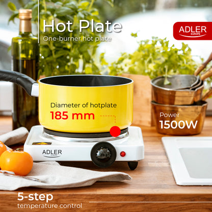 Plita electrica cu un arzator Adler 6503