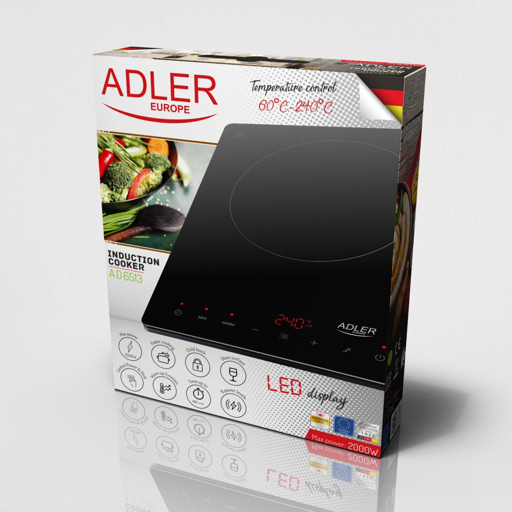 Plita electrica prin inductie Adler AD 6513, 2000W