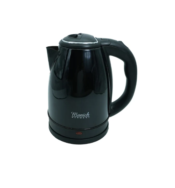 Fierbator electric de apa 1.8L, inox, lucios, Munich, negru