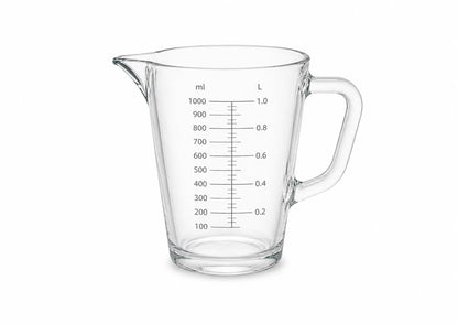 Cana gradata din sticla, 1L, Trend Glass