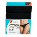 Set 2 chiloti bumbac Kruidvat Stretch Slip, negru