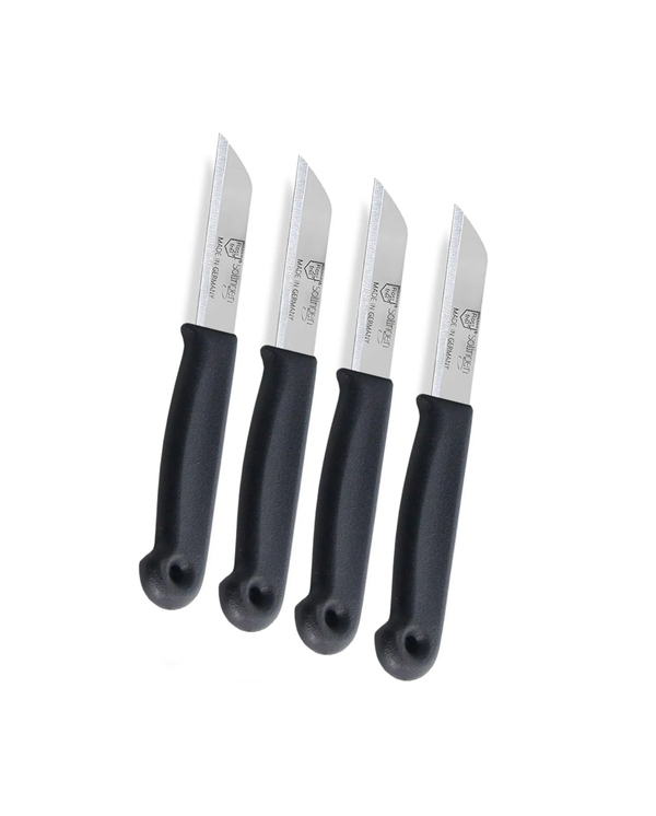 Set 4 cutite inox pentru decojit legume Elegance