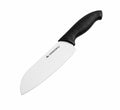 Cutit universal Santoku, lama inox 18 cm, invelis ceramic, maner ergonomic anti-alunecare, Daikoku