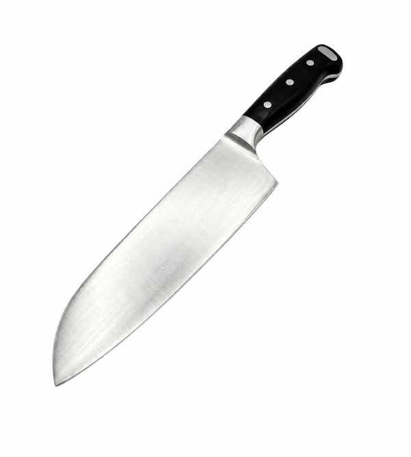 Cutitul bucatarului Santoku, lama inox 18 cm, maner ergonomic Berghoff, negru
