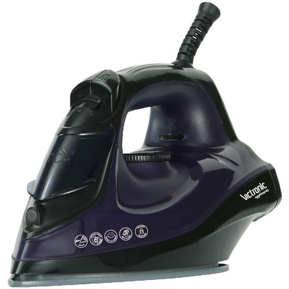 Fier de calcat, cu abur si spray, talpa ceramica, 2200 W, Victronic VC5986