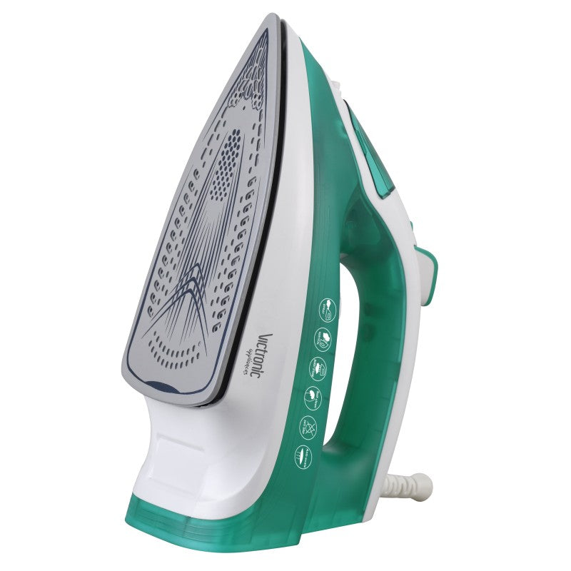 Fier de calcat, talpa placata cu ceramica, 2200W , Victronic VC3264