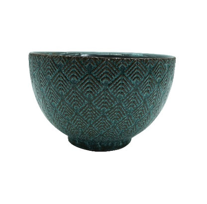 Bol din ceramica, 18 x 12 cm, albastru, Countryfield, 50557
