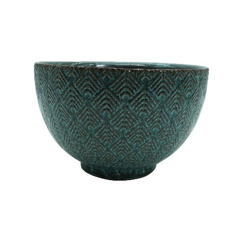 Bol din ceramica, 18 x 12 cm, albastru, Countryfield, 50557
