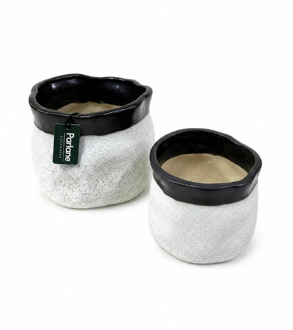 Set 2 ghivece ceramice, Parlane
