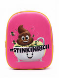Ghiozdan scolar roz pentru fete The Emoji Movie – rucsac copii cu imprimeu amuzant, compartiment spatios si bretele reglabile
