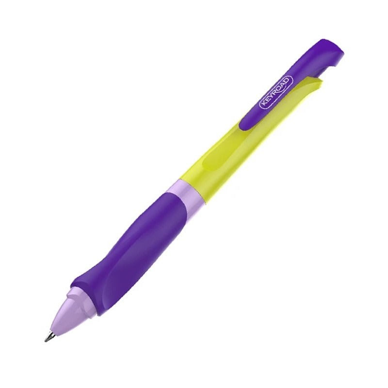 Pix cu mecanism si clips KEYROAD Easy Writer, 1.0 mm, div. culori