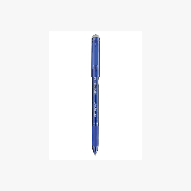 Pix 0.7mm cu gel KEYROAD albastru, cu stergere