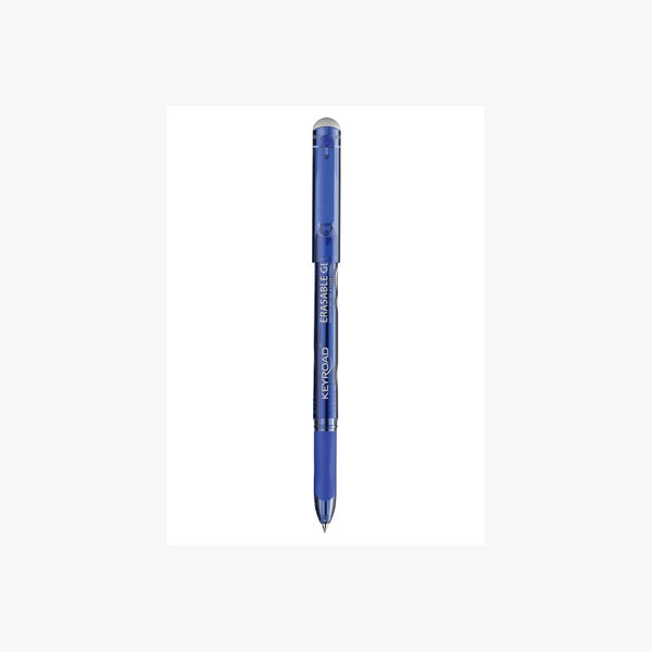 Pix 0.7mm cu gel KEYROAD albastru, cu stergere