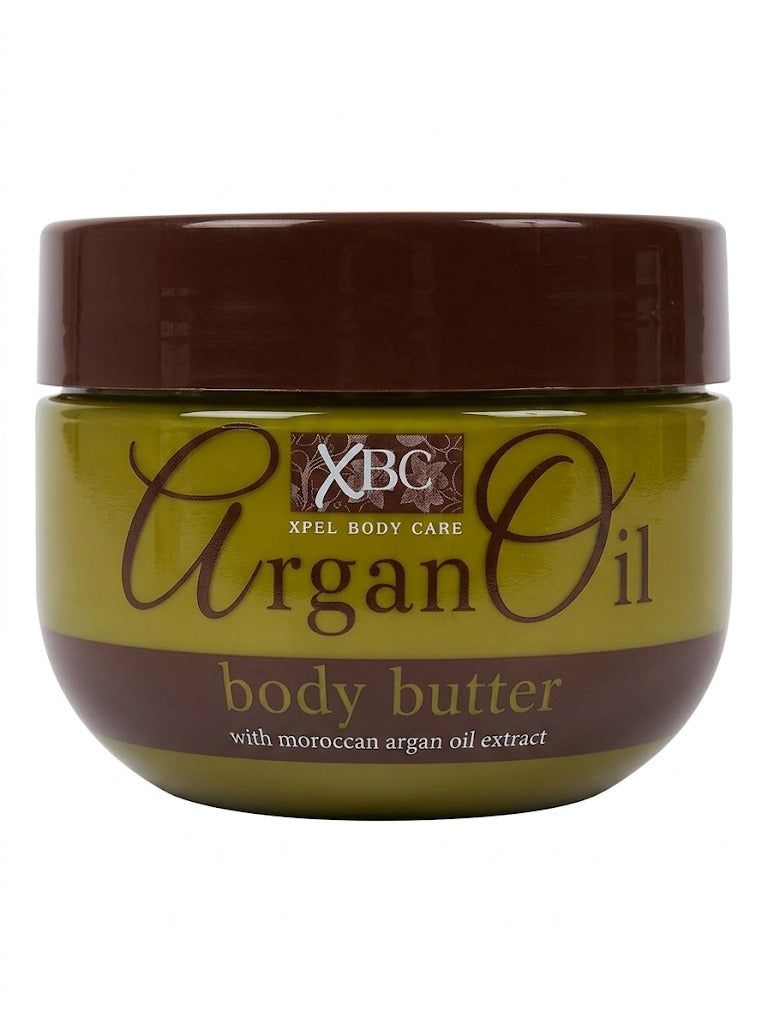 Unt de corp hidratant XBC Argan Oil Body Butter, cu extract de ulei de argan din Maroc, 250 ml