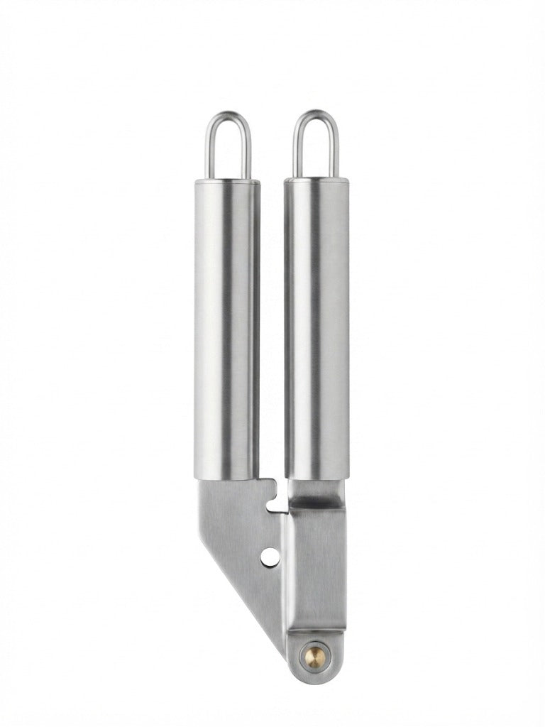 Presa pentru usturoi Blokker din inox, dispozitiv manual pentru zdrobit usturoi, rezistent si usor de curatat
