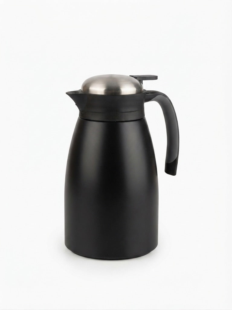 Termos cafea Blokker 1.5L, cafa izolanta negru, cana termica