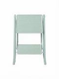 Scara pliabila de uz casnic Blokker, 2 trepte, otel, verde menta/gri, sarcina maxima 150 kg