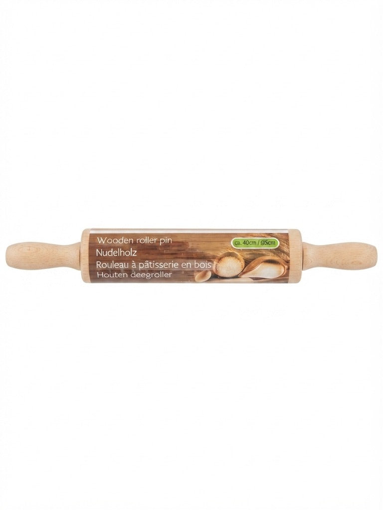 Sucitor de aluat din lemn 40 cm., facalet traditional pentru patiserie si bucatarie