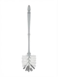 Perie pentru sticle si recipiente Home & Clean, peri rezistenti, maner lung, gri/alb
