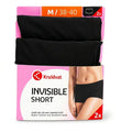 Set 2 chiloti dama fara cusaturi, Kruidvat Invisible Short, negru, marimea M