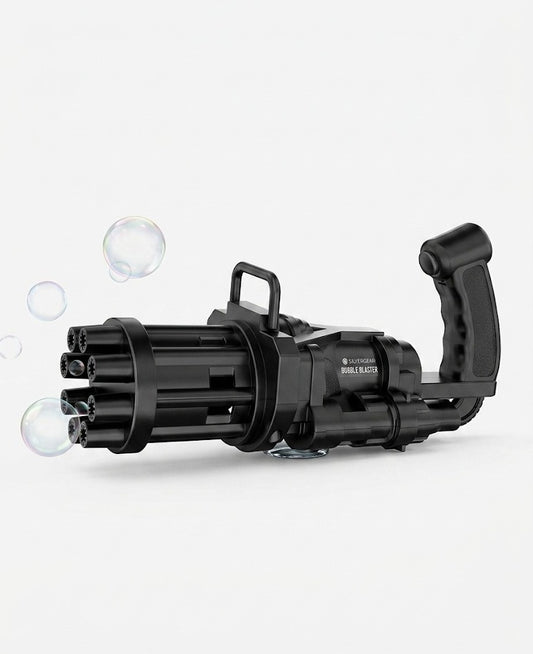 Aparat de facut baloane de sapun pentru copii, Silvergear bubble blaster, 8 orificii