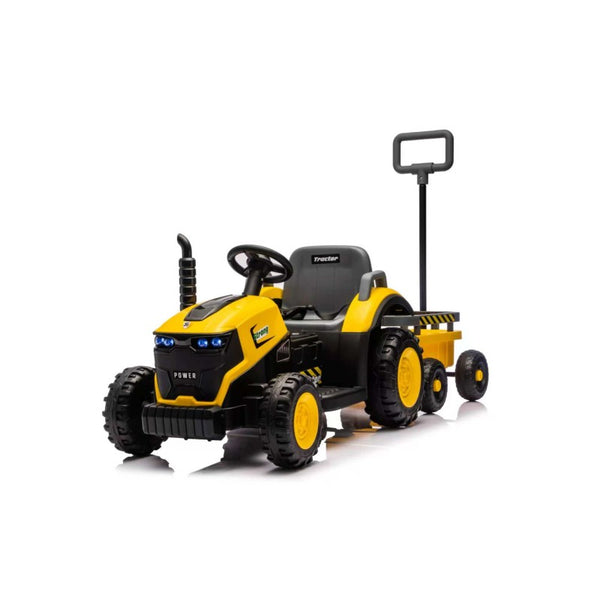 Masinuta electrica, pentru copii, cu telecomanda, BJFB319B (Rosu, galben)