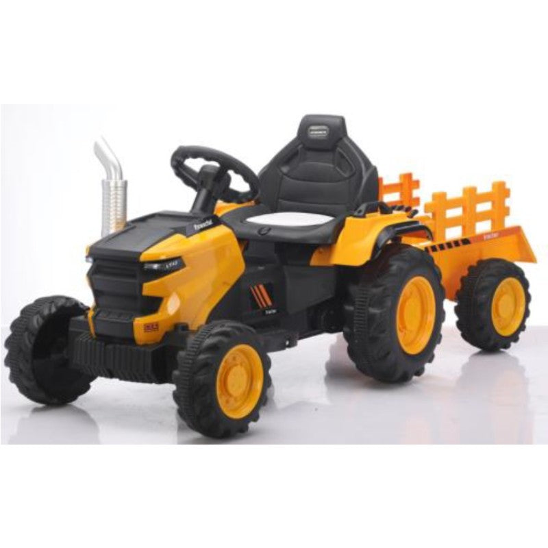 Masinuta electrica, pentru copii, cu telecomanda, BJSD6603 (Galben, verde, albastru)