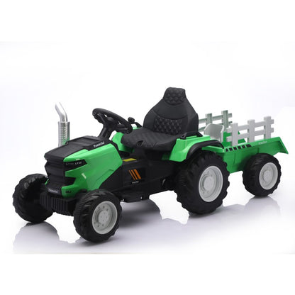 Masinuta electrica, pentru copii, cu telecomanda, BJSD6603 (Galben, verde, albastru)