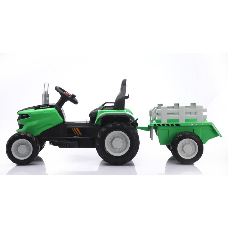 Masinuta electrica, pentru copii, cu telecomanda, BJSD6603 (Galben, verde, albastru)