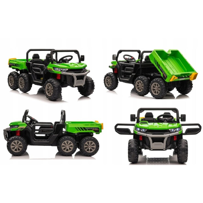 Masinuta electrica, pentru copii, BJ623B (negru, verde)