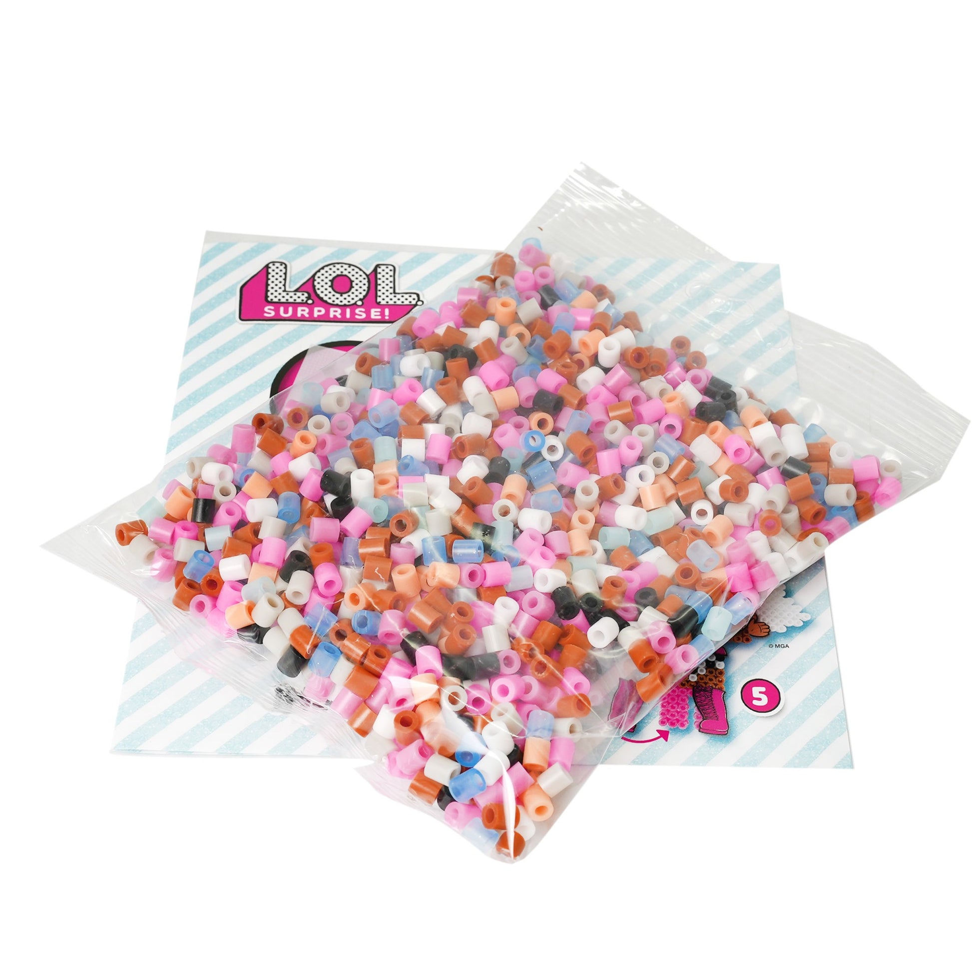Set broderie joc, cu personajele LOL, cu stickere si placa de suport, 1400 piese, 807949