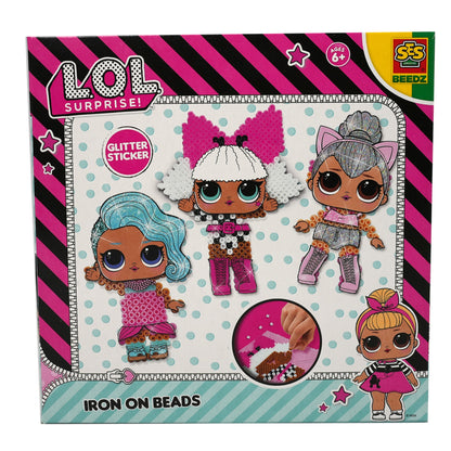 Set broderie joc, cu personajele LOL, cu stickere si placa de suport, 1400 piese, 807949