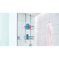 Organizator pentru dus cu 2 rafturi, tesa Aluxx, din aluminiu cromat, 805395