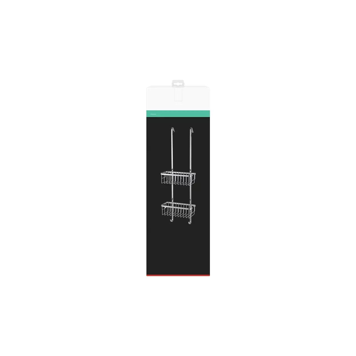 Organizator pentru dus cu 2 rafturi, tesa Aluxx, din aluminiu cromat, 805395