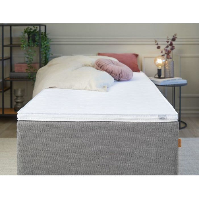 Protectie saltea, elastica la colturi, culoare alb, 90 x 200 cm, 3282WH
